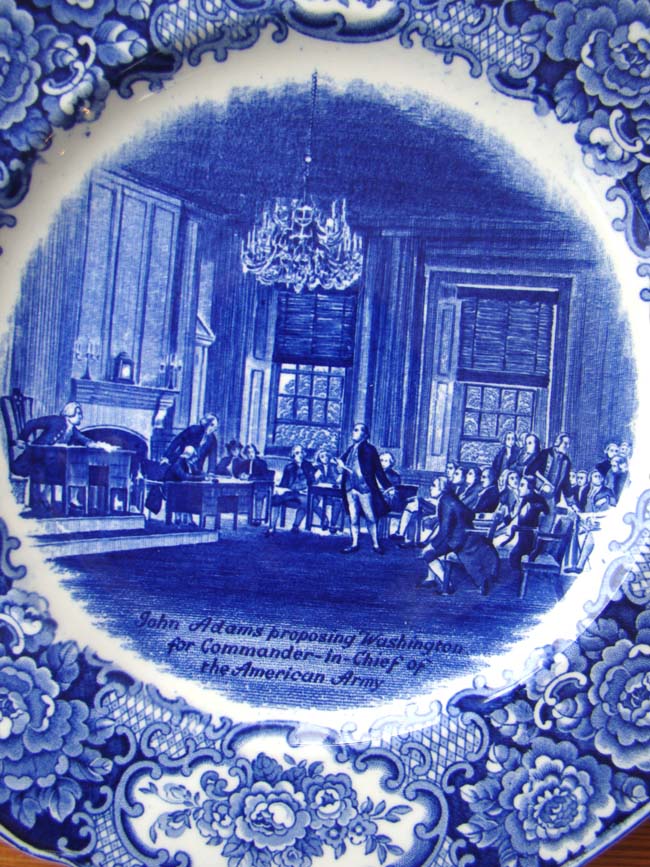 A fine set of 10 George Washington Bicentenary Commemorative Plates made in 1932 by Crown Ducal — image 5